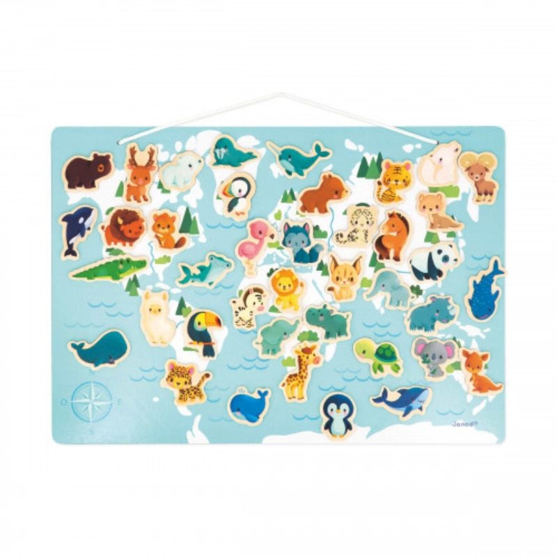 My Minikids Magnetic World Map Puzzle