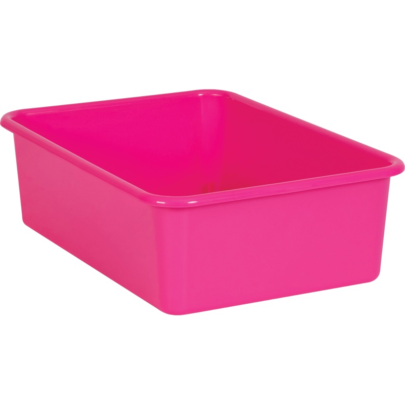 Pink Large Plastic Storage Bin