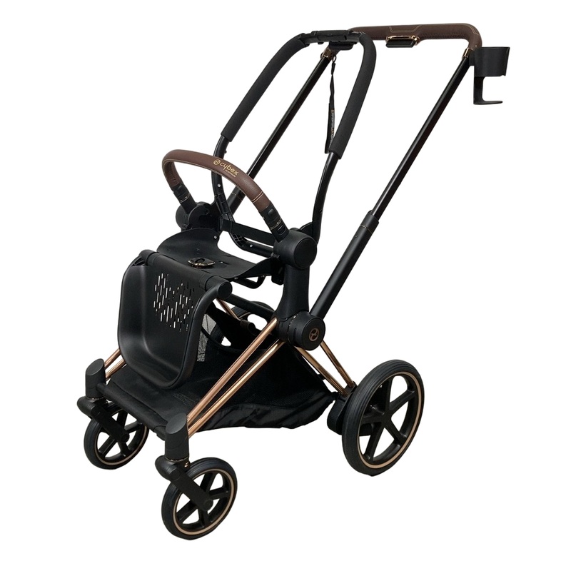 Cybex E-PRIAM Stroller Frame Only, 2021, Rosegold, without Battery
