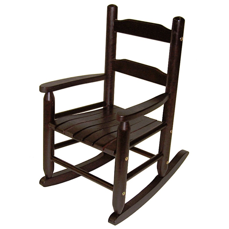 Lipper Child’s Rocking Chair 555E Espresso