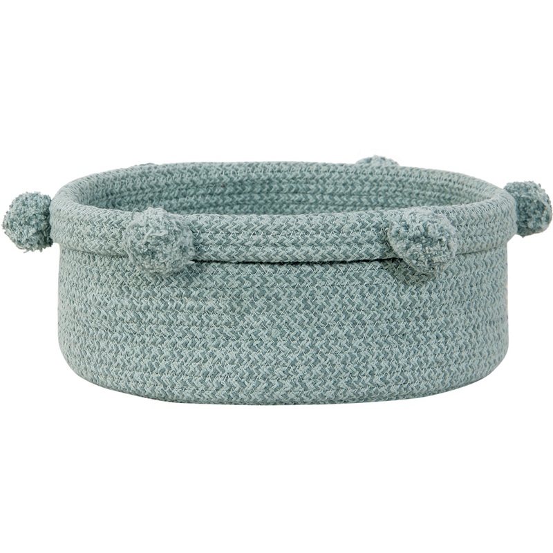 Lorena Canals Basket Tray – Vintage Blue (1’x 1′)