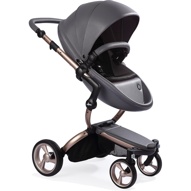 Mima 2019 Xari Complete Stroller, Rose Gold – Cool Grey / Black