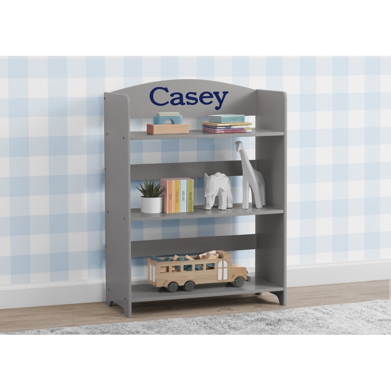 Personalized 3-Shelf Wood Bookshelf