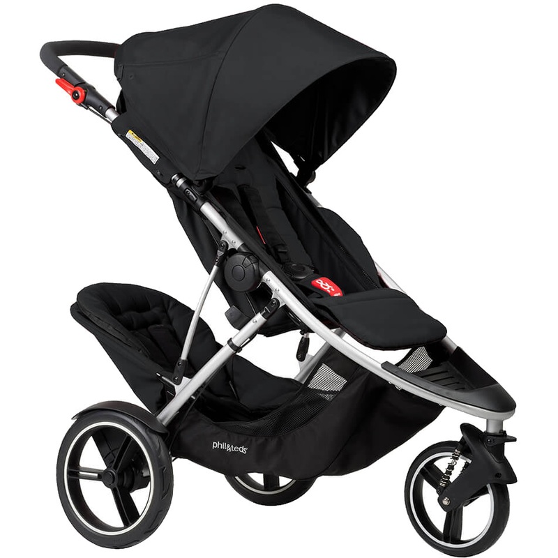 Phil & Teds Dash Double Stroller – Black