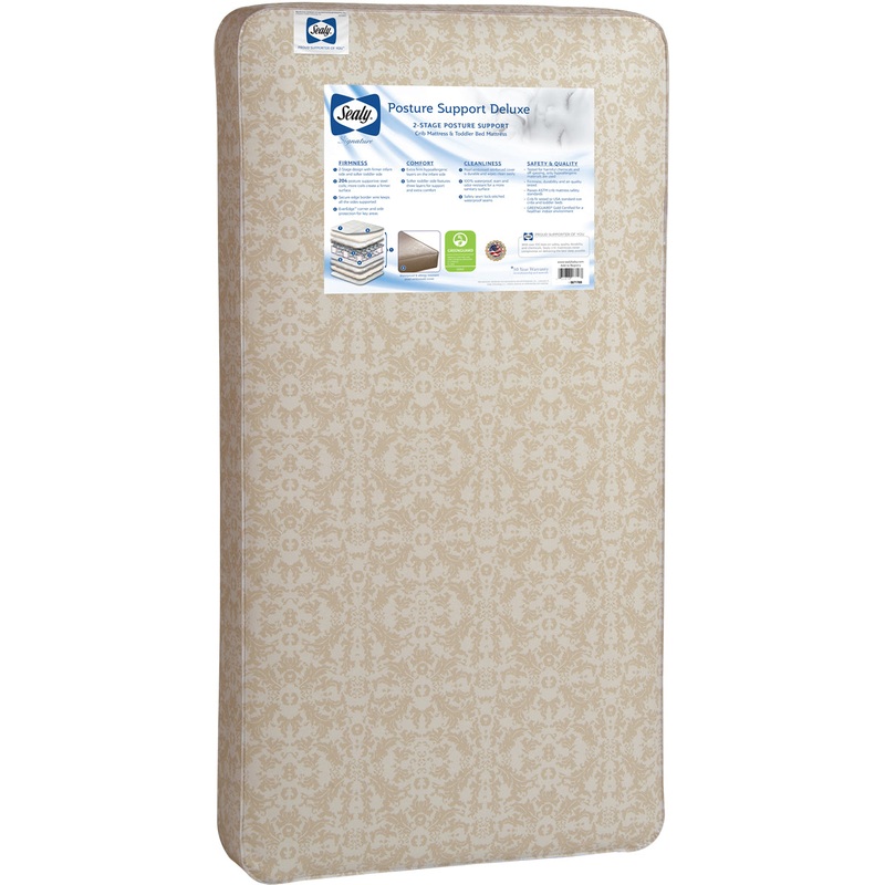 Sealy Posture Support Deluxe 2-Stage Crib Mattress