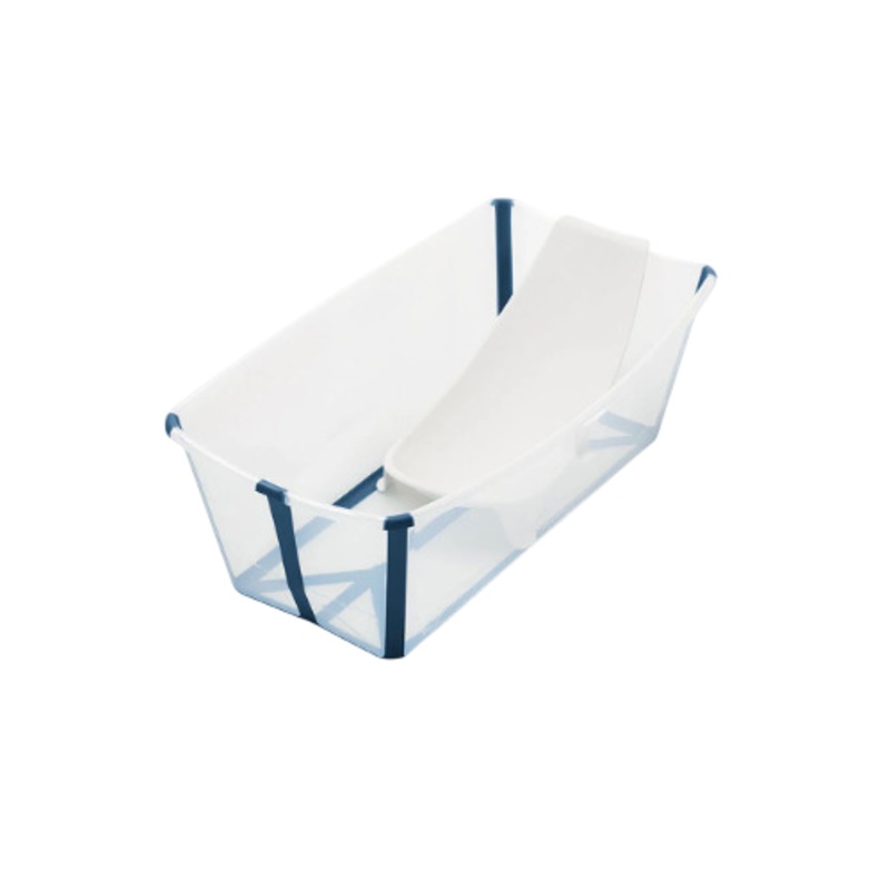Stokke Flexi Bath Bundle Pack, Transparent Blue, XLarge