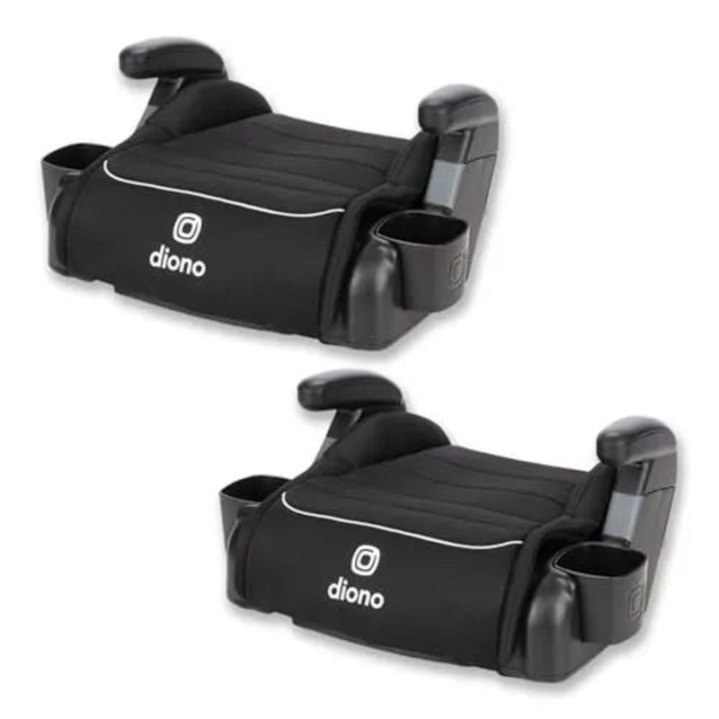 Toddler Connect3R Pack of 2 Backless Booster Car Seats – Black Storm (See Description)
