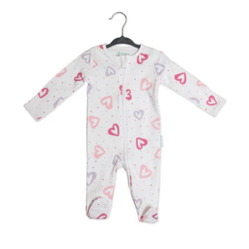 BabyMac – Organic Cotton Sleepsuit – Heart