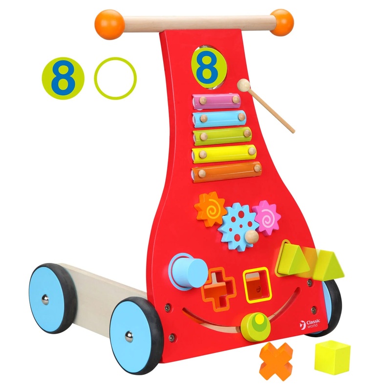 Classic World – Wooden Baby Walker