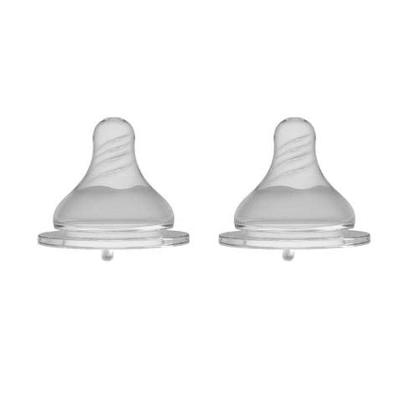 Crane 2 Pack of Breast Milk Bottle Nipple size MEDIUM