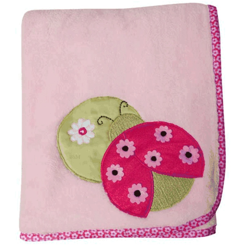Lambs & Ivy Sweetie Pie Plush Blanket with Applique