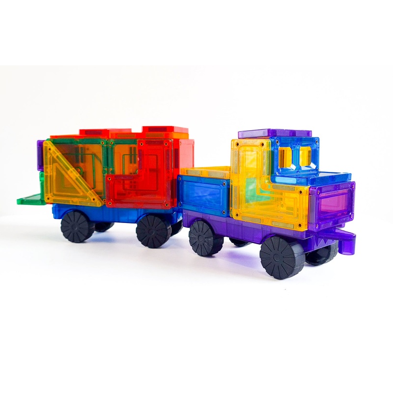 Learn and Grow Magnetic Tiles – Car Pack (28 Piece)