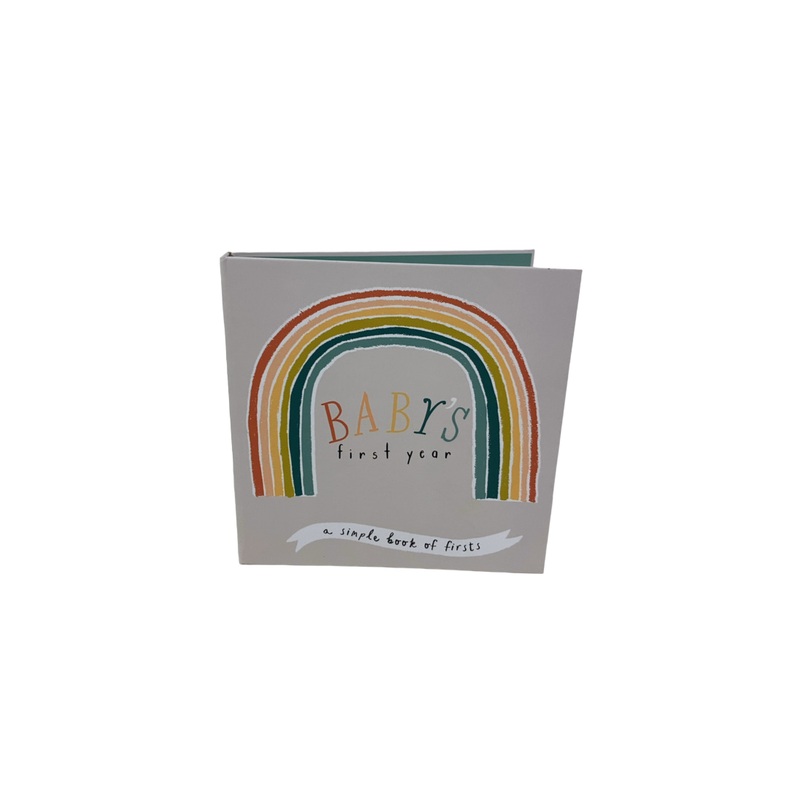 Lucy Darling Babys First Year Memory Book, Little Rainbow