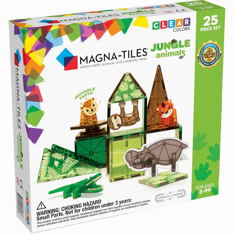 Magna-Tiles Jungle Animals 25-Piece Set