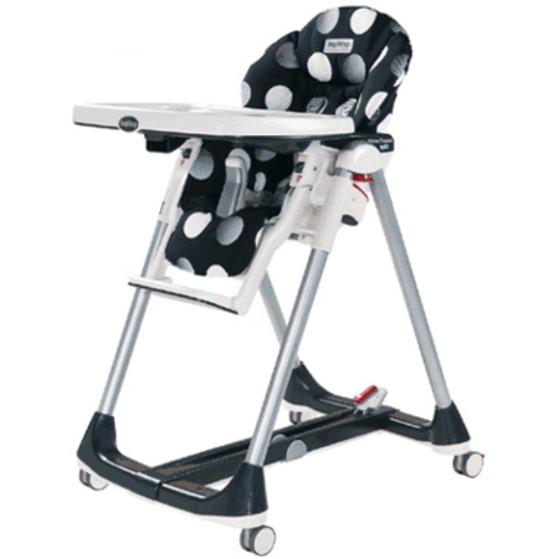 Peg Perego Prima Pappa Diner High Chair 2007 Revi Black Fabric
