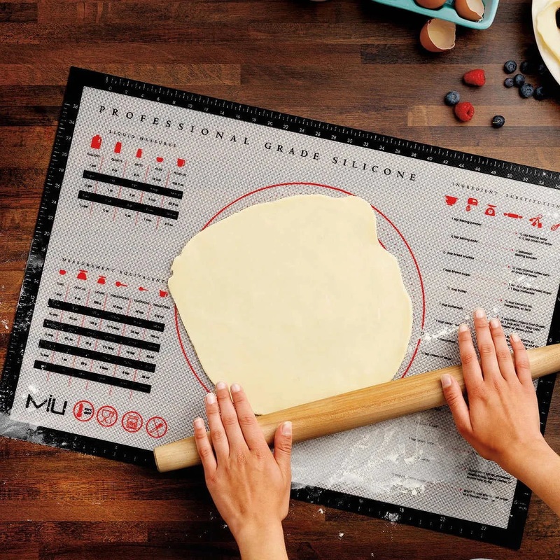 Silicone Non-Stick Pastry and Baking Mat 3 Piece Set