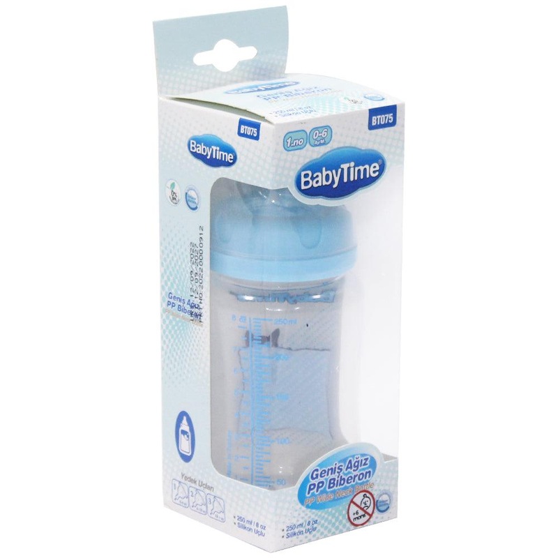 Baby Time Baby Wide Neck Bottle 250ml