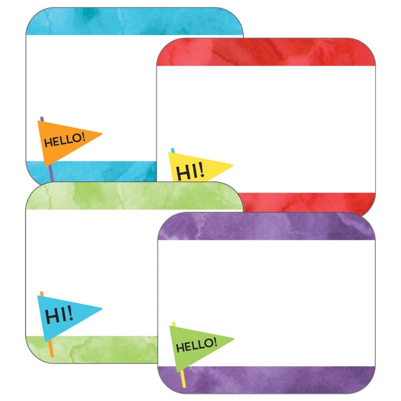 Celebrate Learning Name Tags