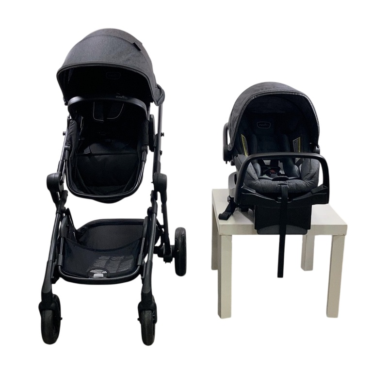 Evenflo Pivot Xpand Modular Travel System Stroller, 2024, Sabino Gray