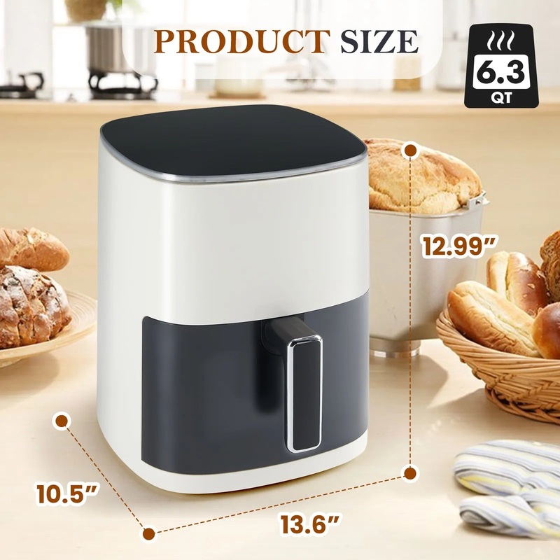 Gianna Air Fryer 6 Quart Capacity – 12-in-1 Multi-Functional Cooking Appliance