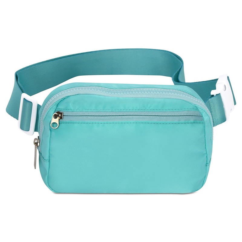 Iscream Turquoise Nylon Belt Bag