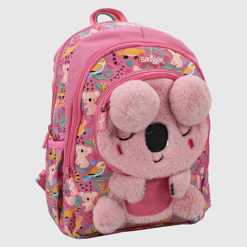 Koala 15 Inches Backpack- Pink
