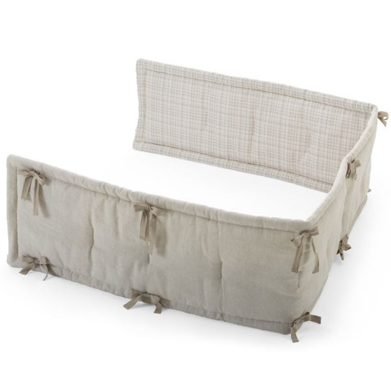 Stokke Half Bumper – Natural/Beige Checks