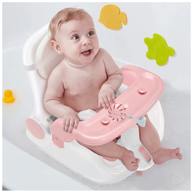 Baby Bath Seat with Sitting & Lying