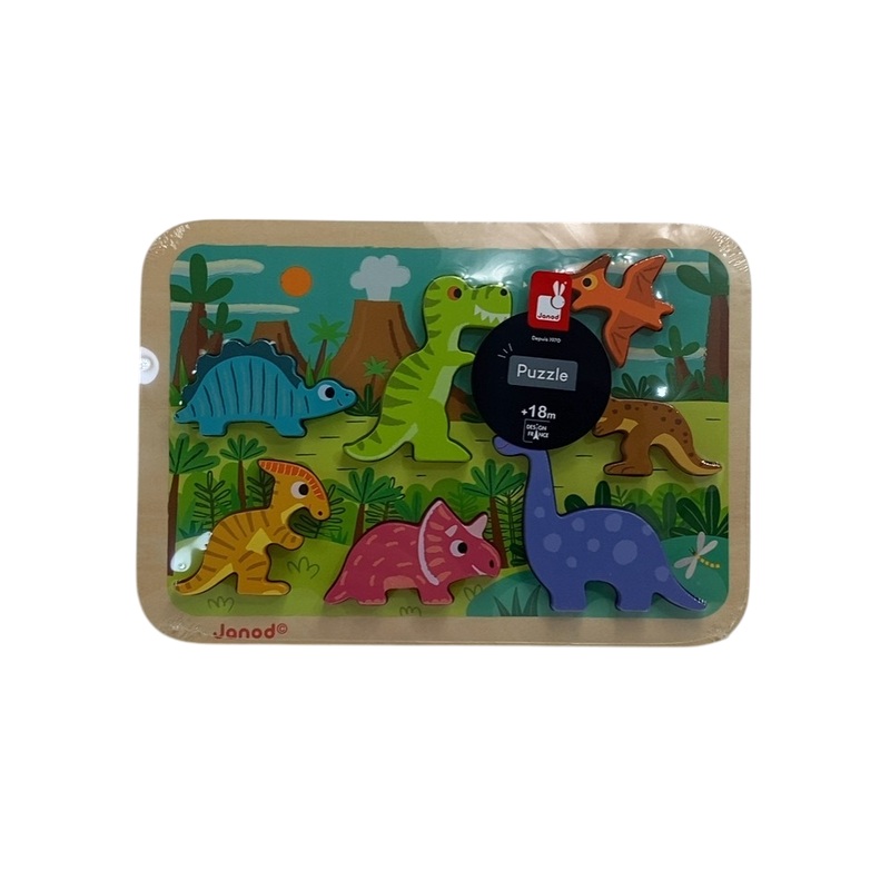 Janod Chunky Puzzle, Dinosaurs