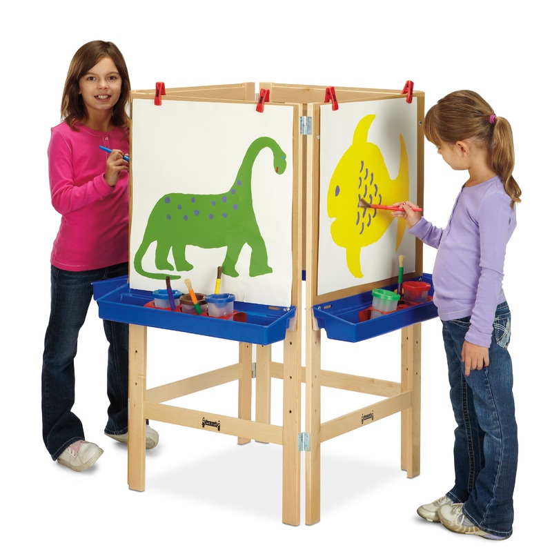 Jonti-Craft 4 Way Adjustable Easel