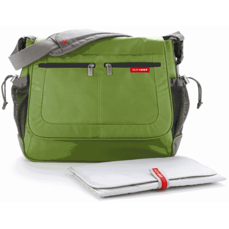 Skip Hop Via Messenger Diaper Bag – Lime