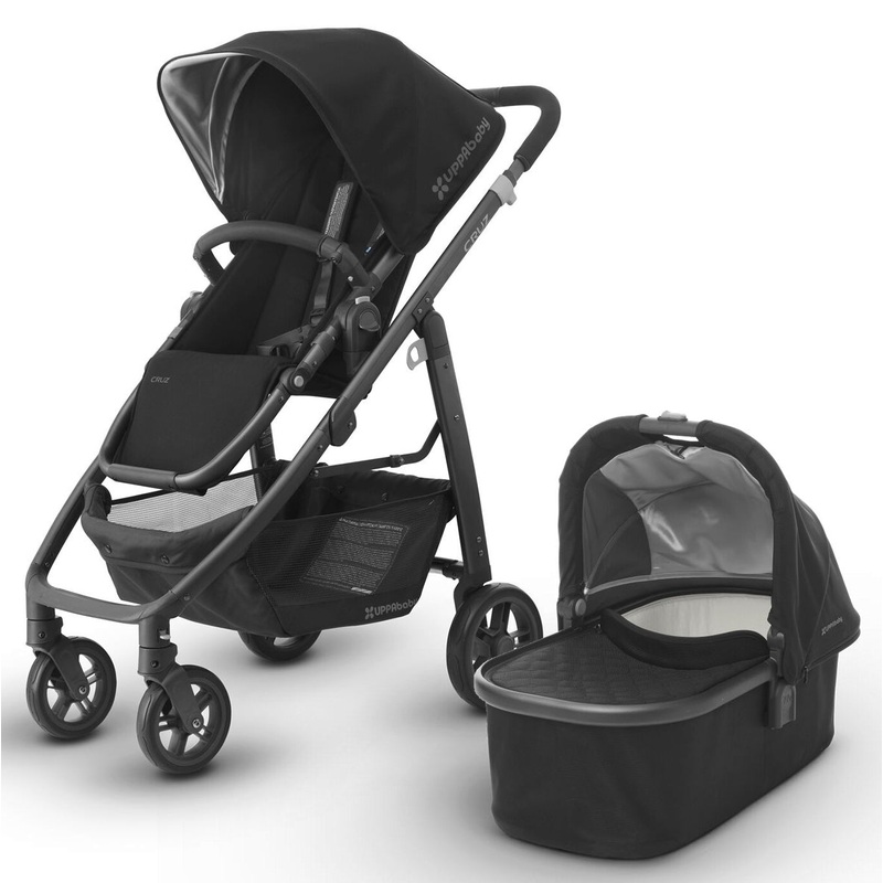 UPPAbaby 2017 CRUZ Stroller & Bassinet – Jake (Black/Carbon)