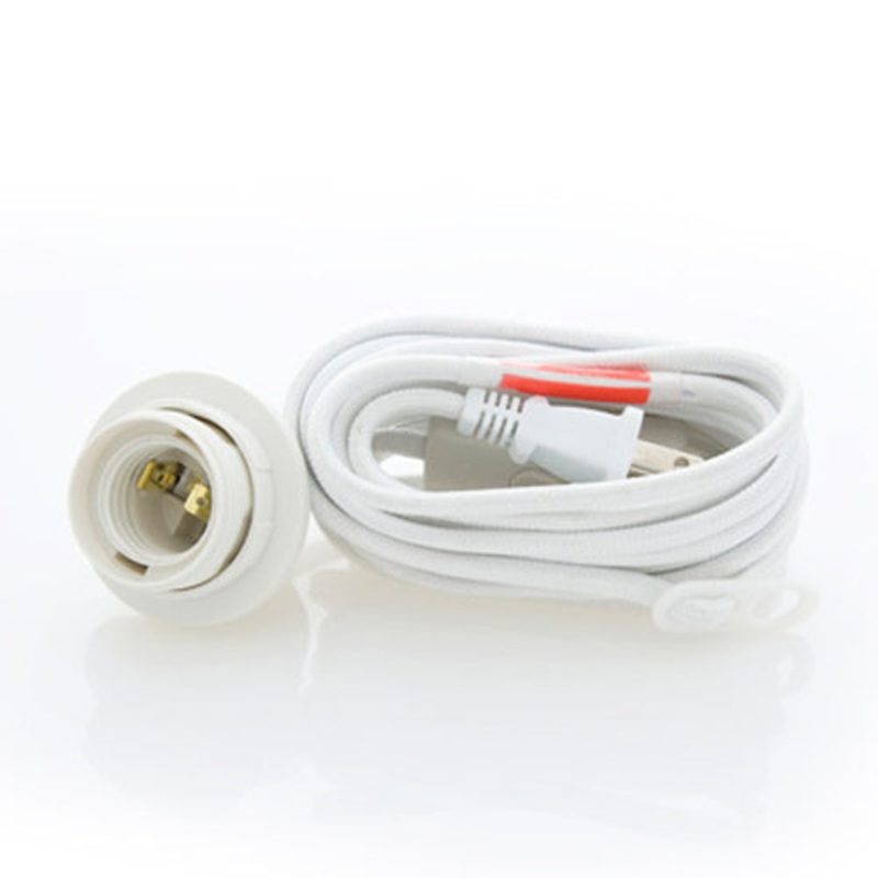 Wall Cord Kit – Textile White