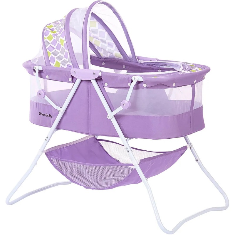 Dream on Me Karley Bassinet Periwinkle Purple