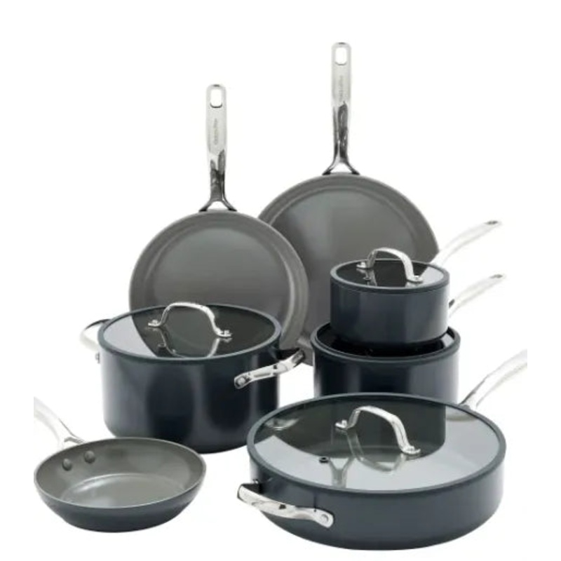 Eras Ceramic Non-Stick 11-piece Cookware Set