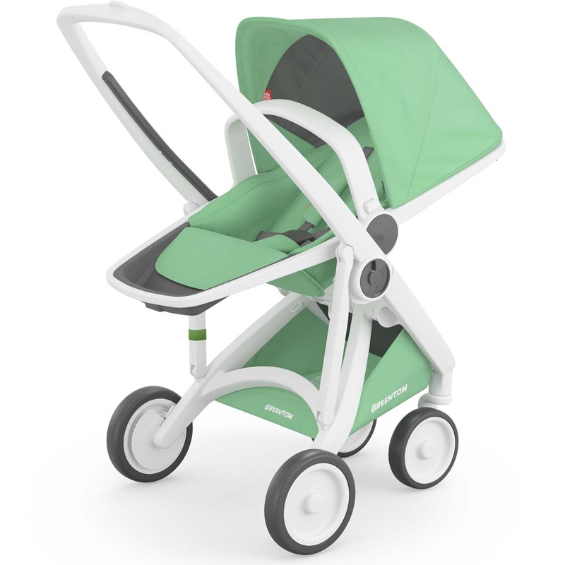 Greentom Reversible Stroller – White/Mint