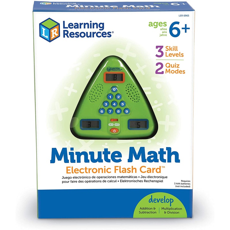 Learning Resources Minute Math Electronic Flash Card