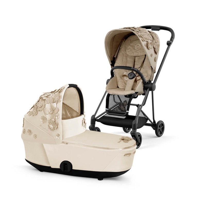 Mios 3 Complete Stroller with Carry Cot Simply Flowers