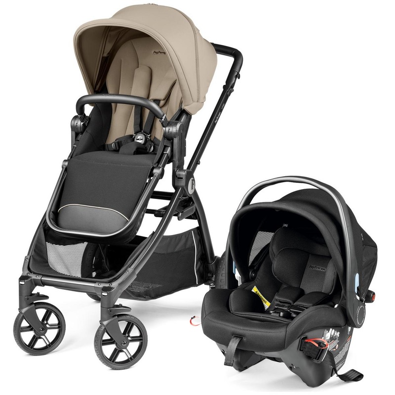 Peg Perego YPSI 2025 + Primo Viaggio Urban Mobility Travel System Bundle – Vanilla Blend / True Black