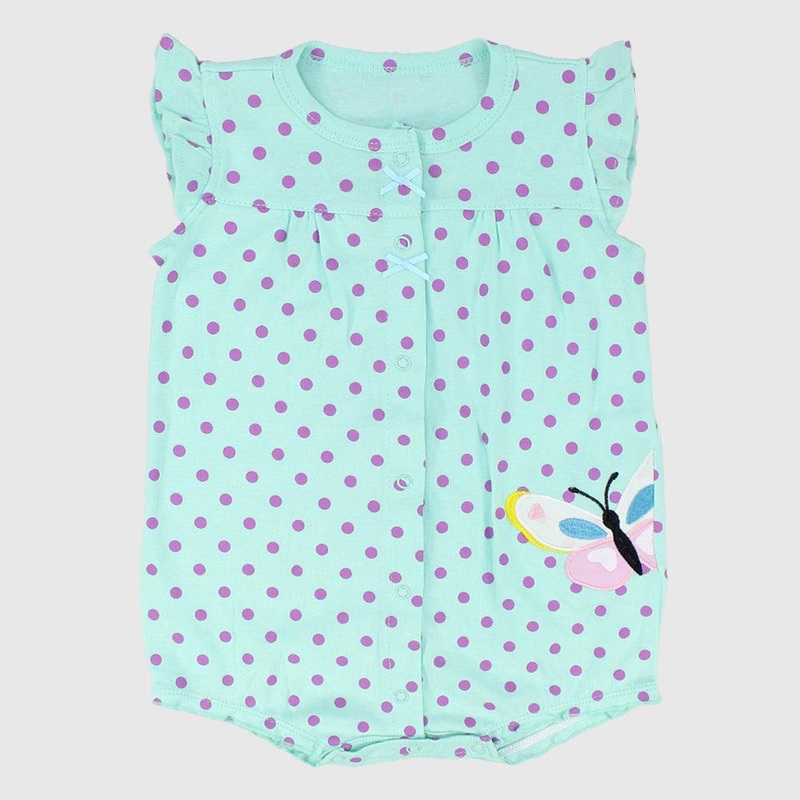 Polka Dots Sleeveless Romper