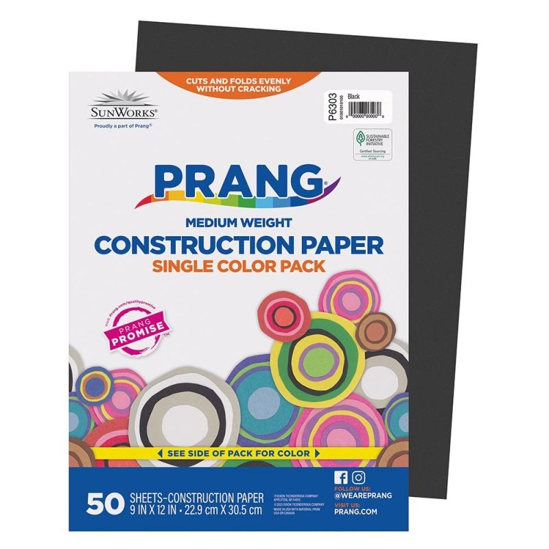 PRANG Medium Weight Construction Paper (50 sheets)
