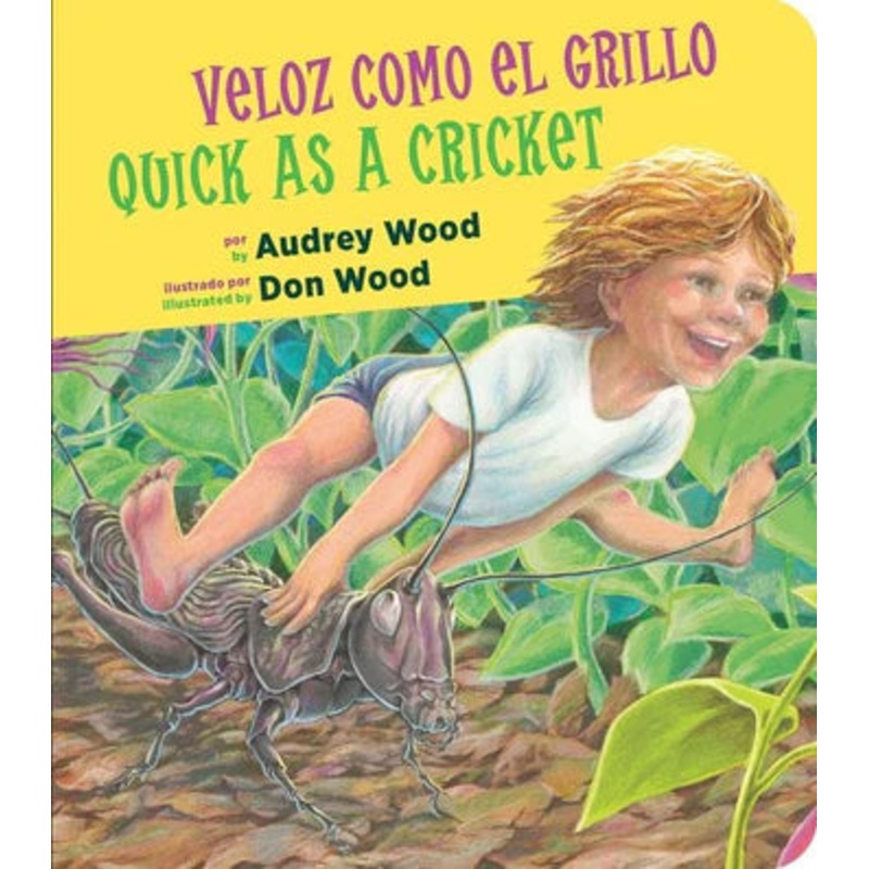QUICK AS A CRICKET BILINGUAL BOARD BOOK