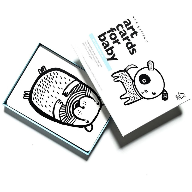 Wee Gallery Art Cards for Baby – Pets Collection