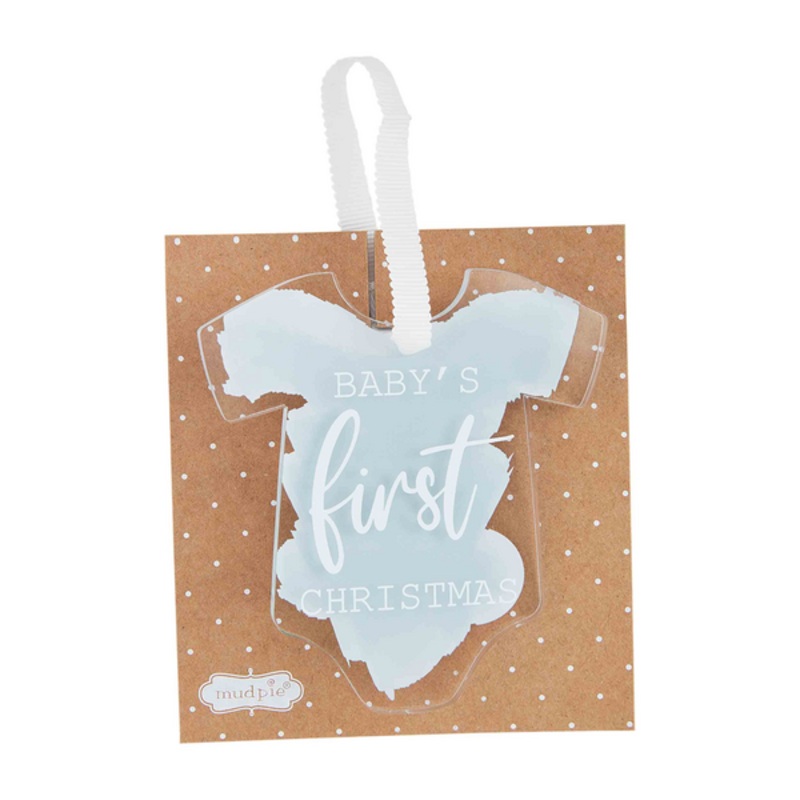 Blue Baby’s First Christmas Ornament