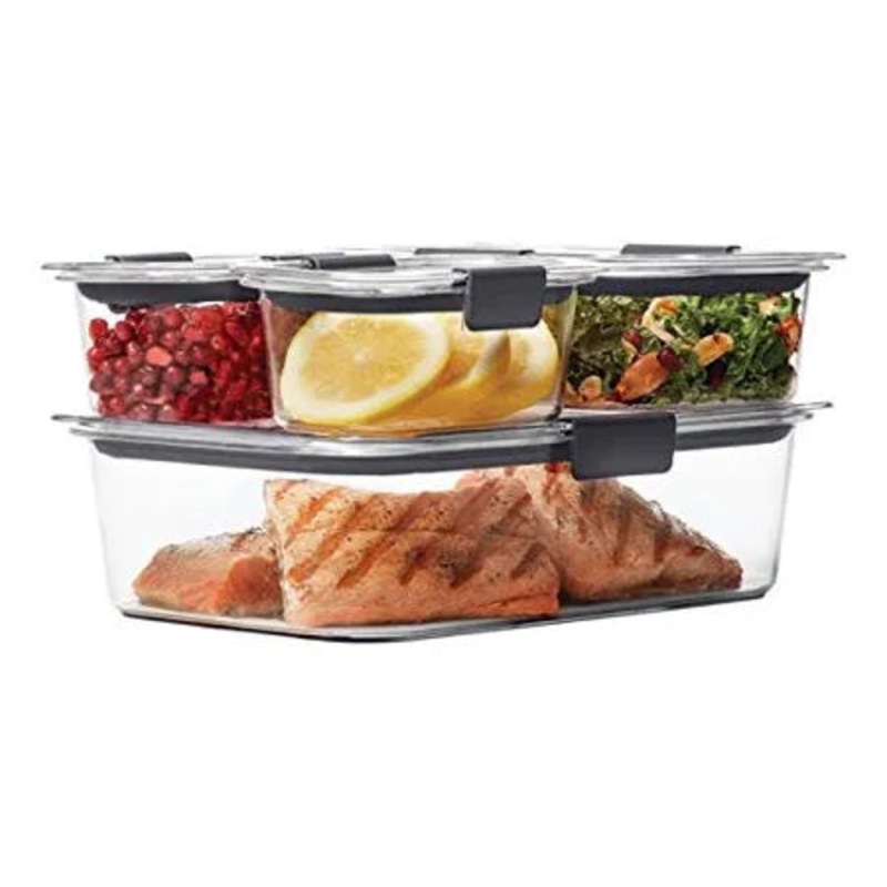 Brilliance Food Storage Containers, Assorted, Clear
