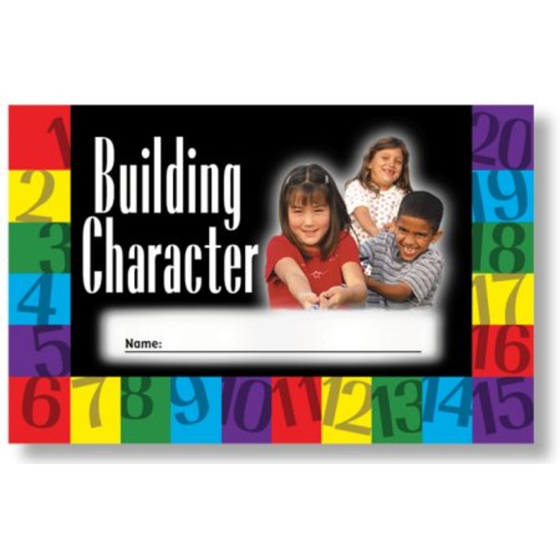 Building Character Punch Cards