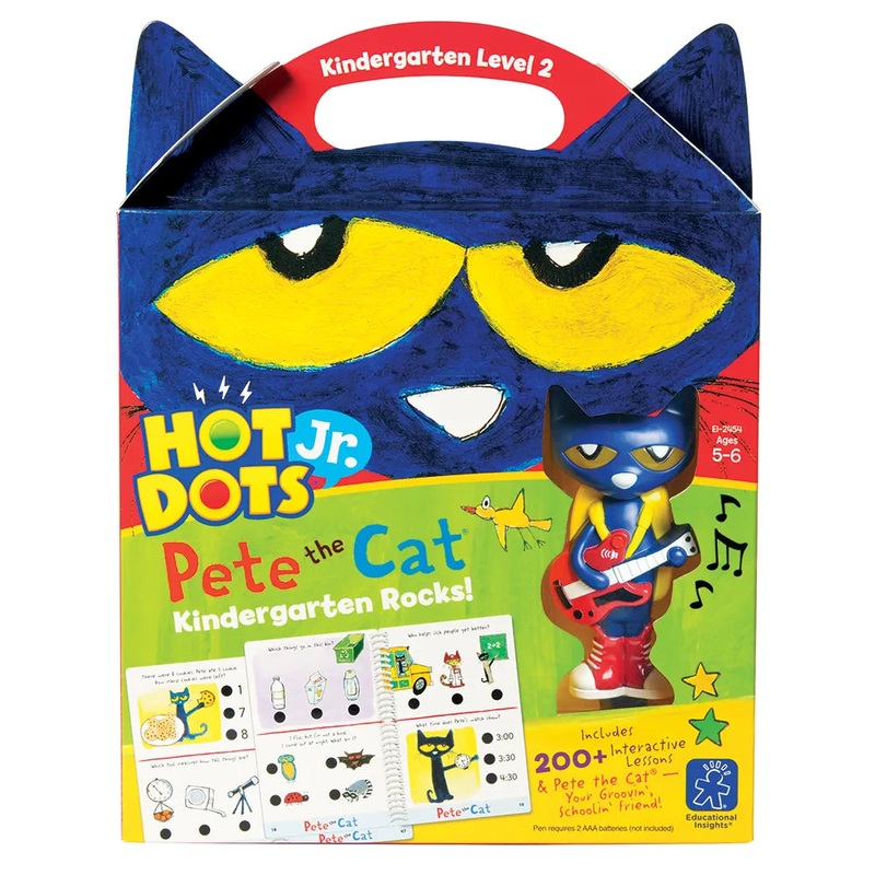 Hot Dots Jr. Pete the Cat Kindergarten Rocks! Set with Pete the Cat(DISC)