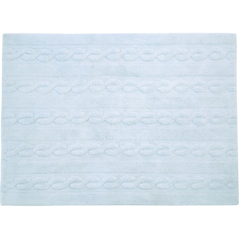 Lorena Canals Braids Rug – Soft Blue (4′ x 5′ 3″)