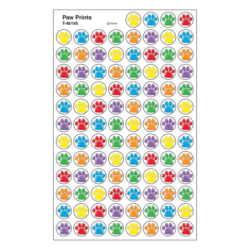 Paw Prints superSpots Stickers