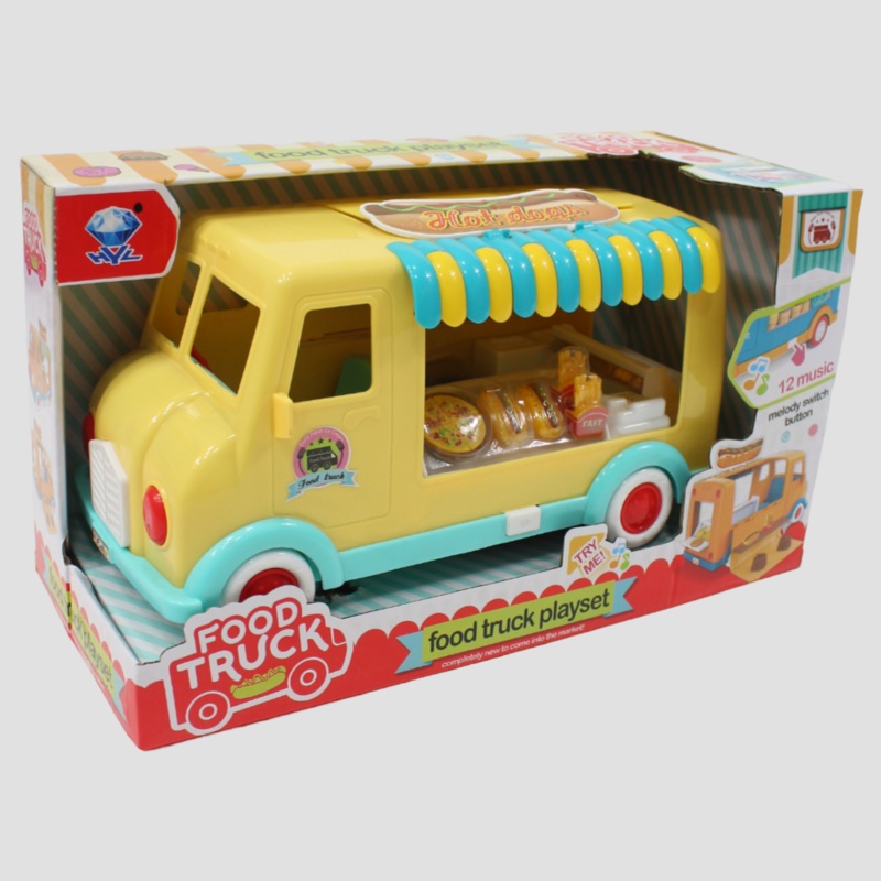 Pizza Food Truck Playset with Sound & Light